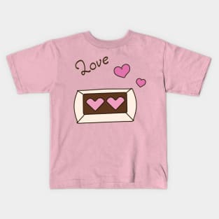 Love Chocolate Kids T-Shirt